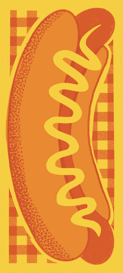 Hot Dog Picnic Pad - Risograph Market Notepad