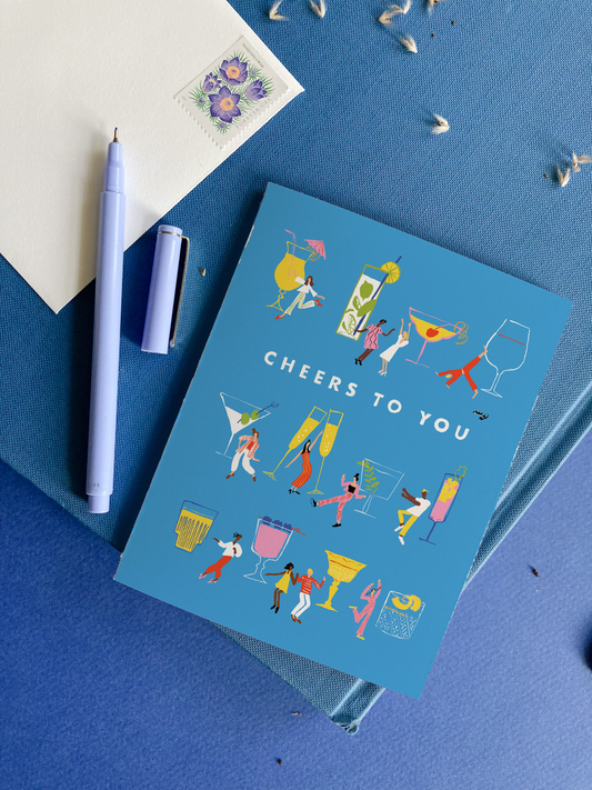 Cocktail Congrats - Congratulations Card