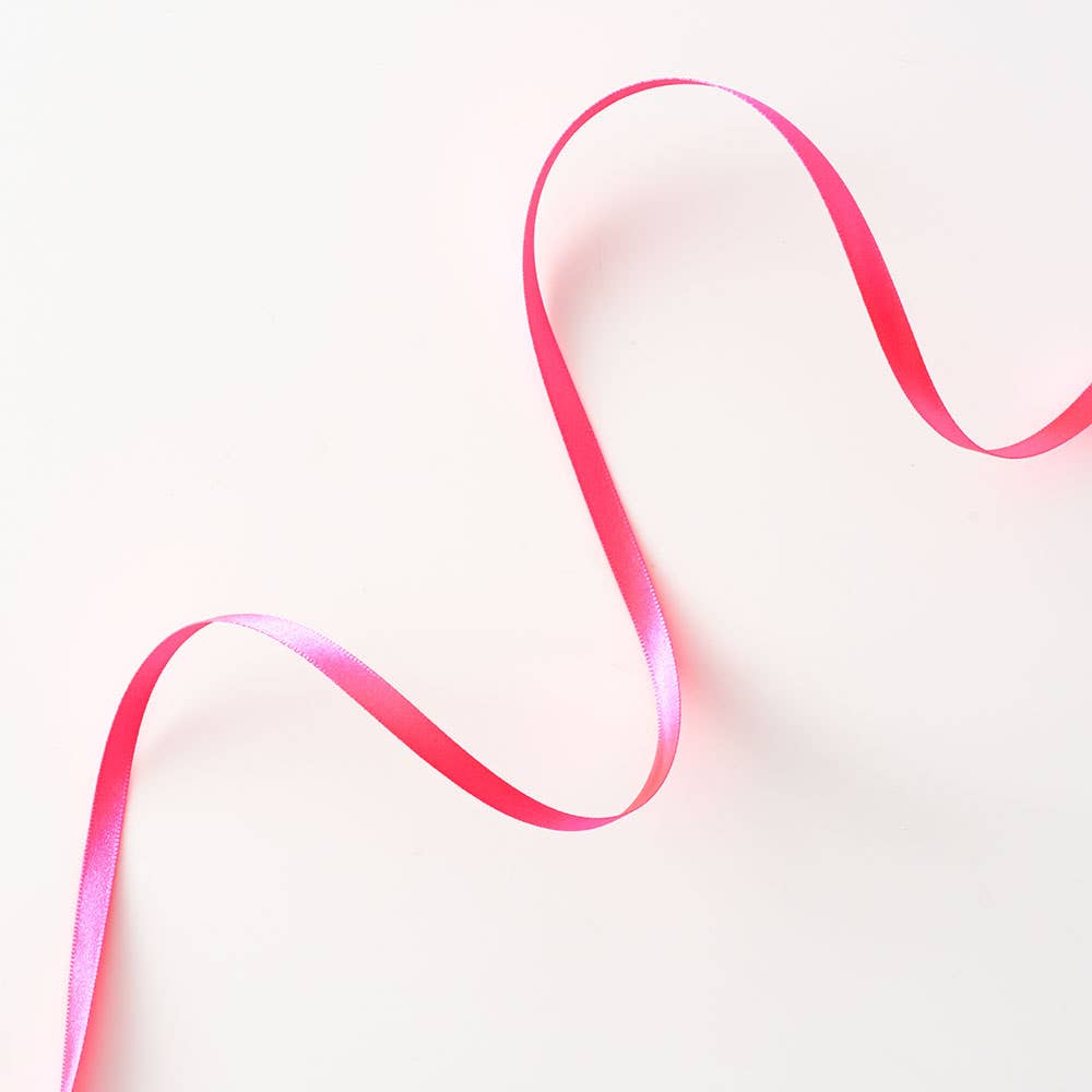 Satin Ribbon 1/4" Width - Bubblegum
