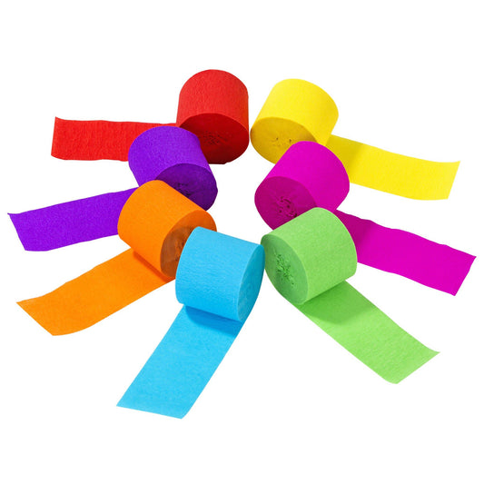 Rainbow Party Streamers (7pc)