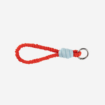 Ruffle Loop Keychain: Poppy Lilac