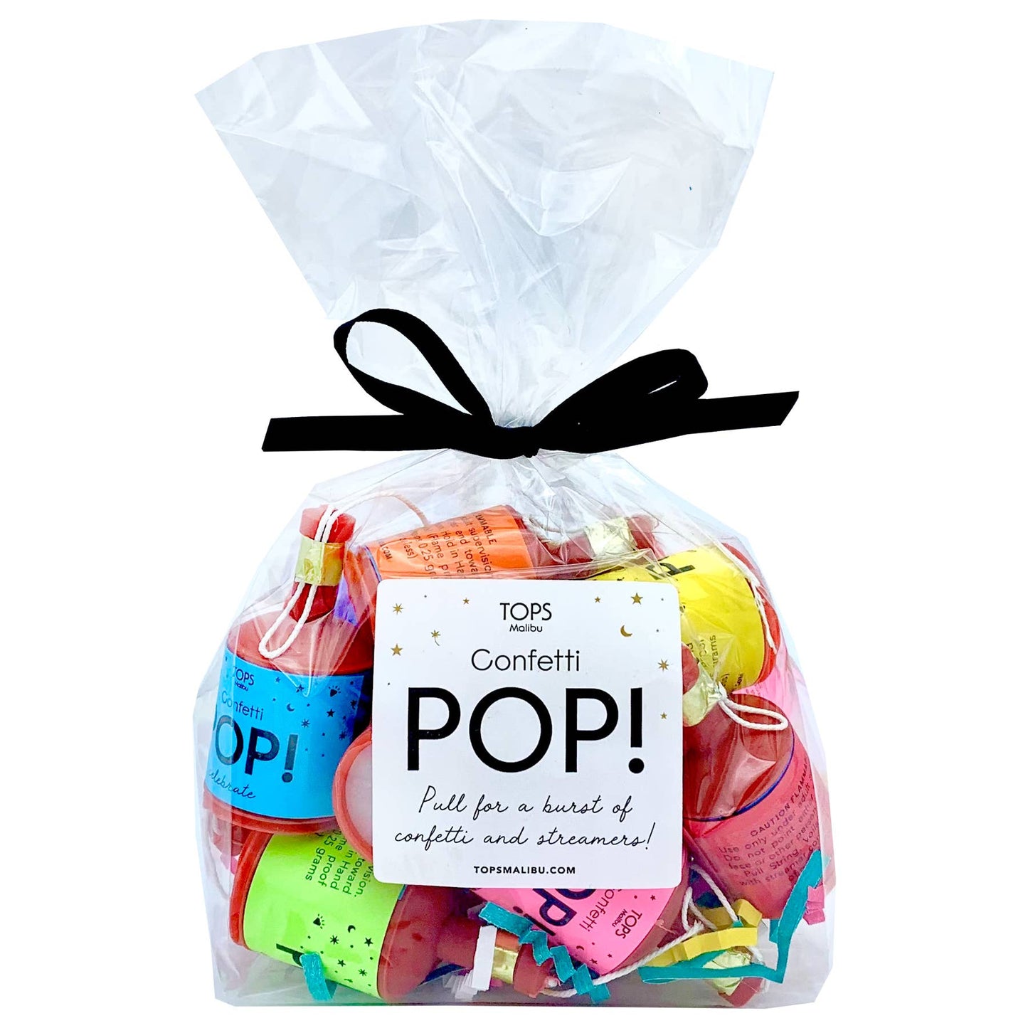 Confetti Pop! Streamers - Set of 12
