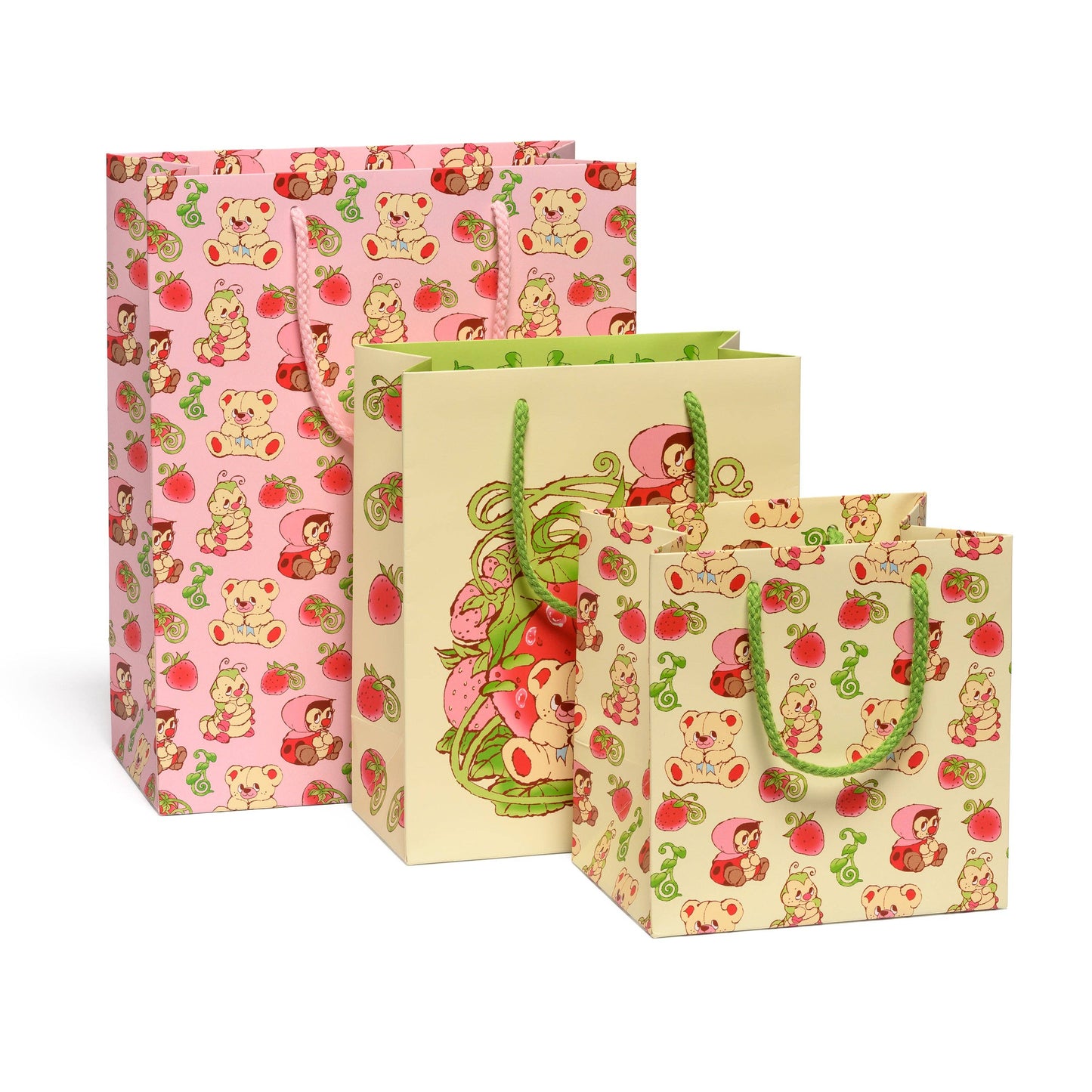 Strawberry Critters gift bags: Medium