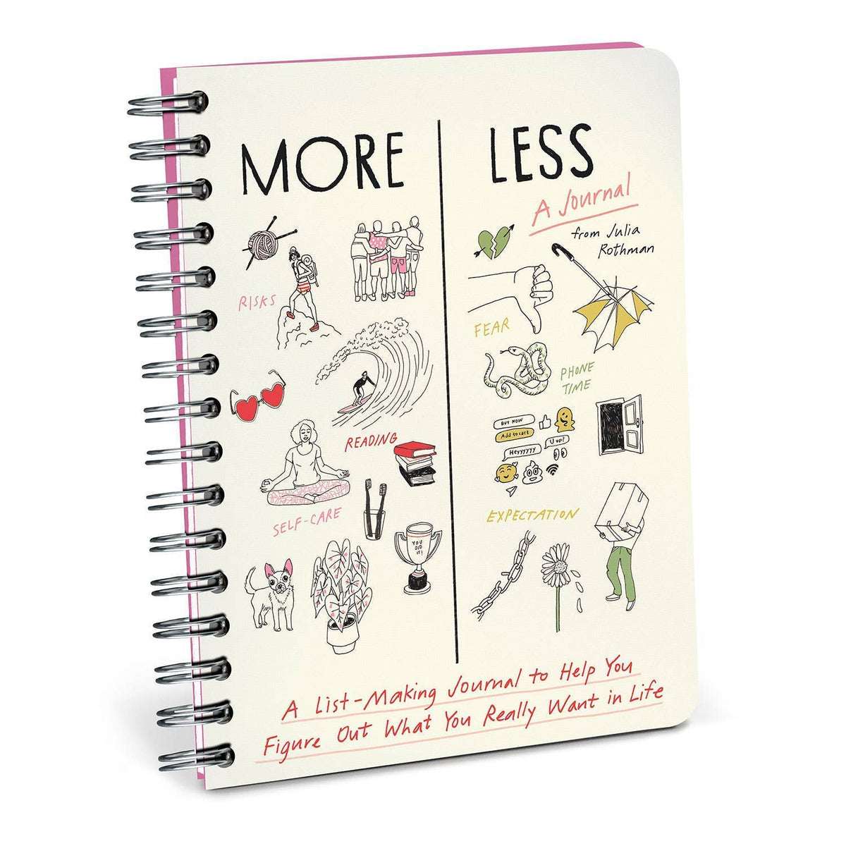 Julia Rothman More/Less Journal Guided Journal