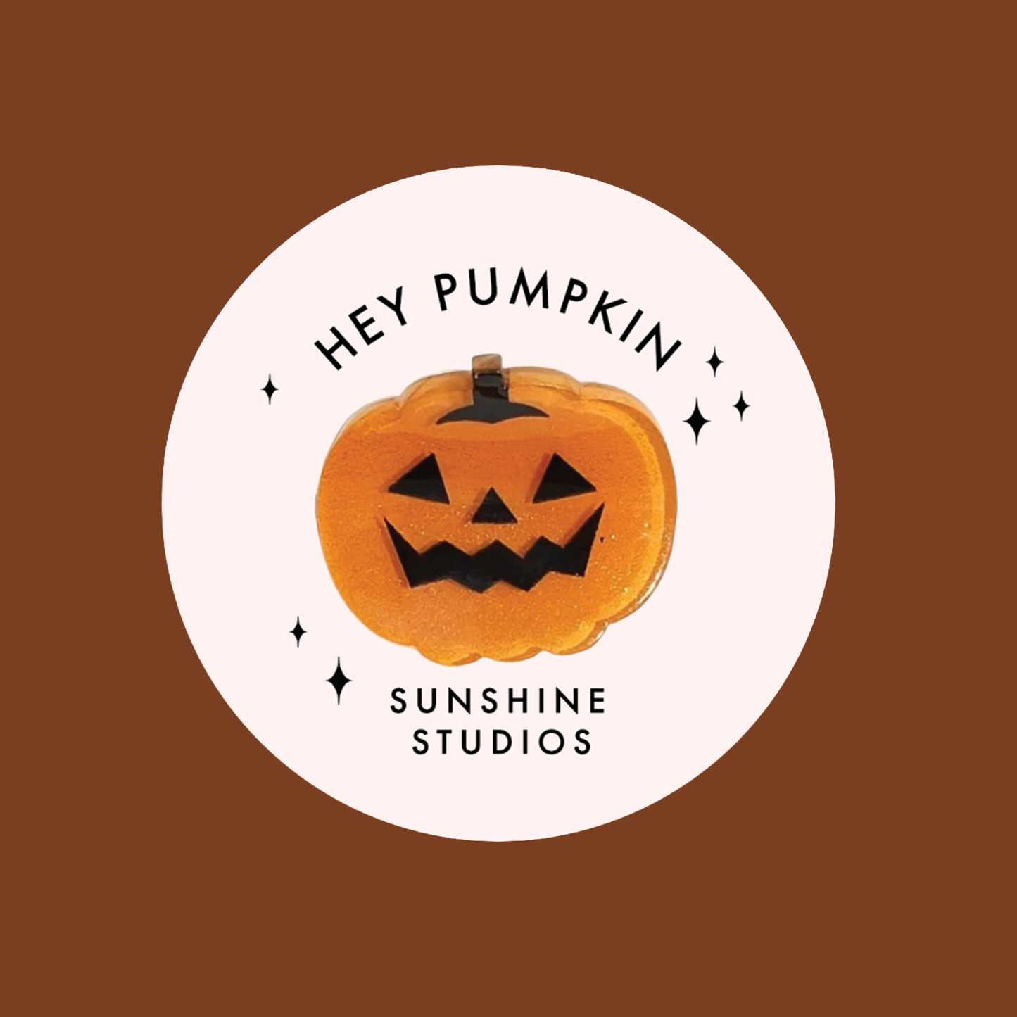 Hey Pumpkin! Mini Pumpkin Hair Clip | Halloween
