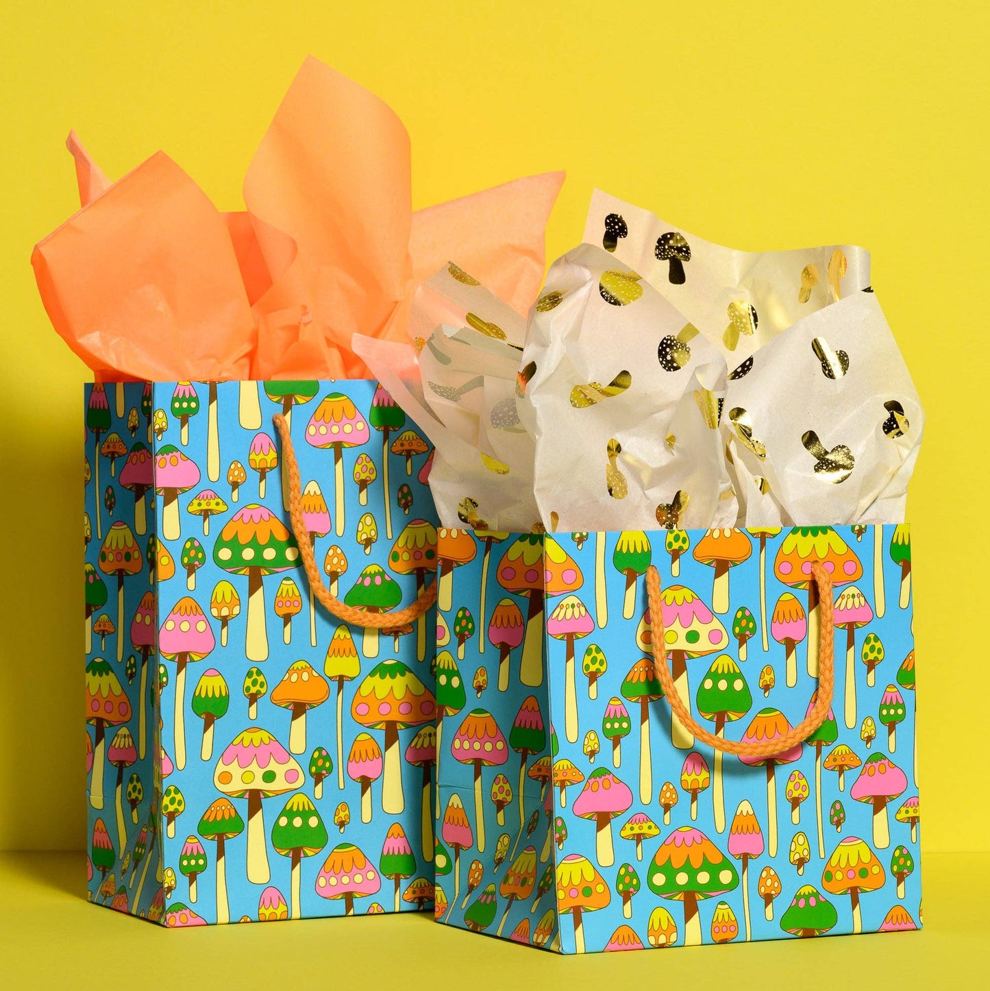Neon Orange tissue paper - 8 Sheets