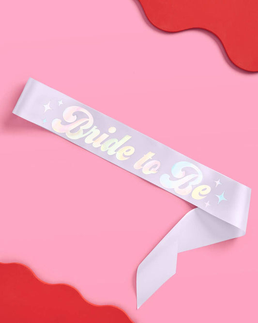 Bride Disco Sash, Bachelorette Party Accessory, Bridal Gift