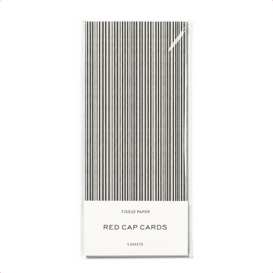 Black Stripe tissue paper