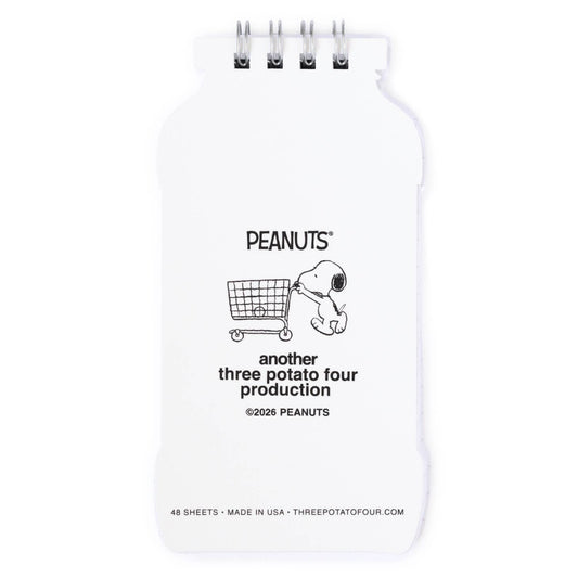 3P4 x Peanuts® Grocery - Snoopy Tomato Mini Notebook