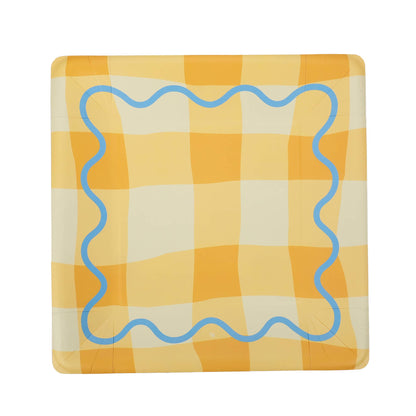 Colowave Gingham Dinner Plate (10 ct)