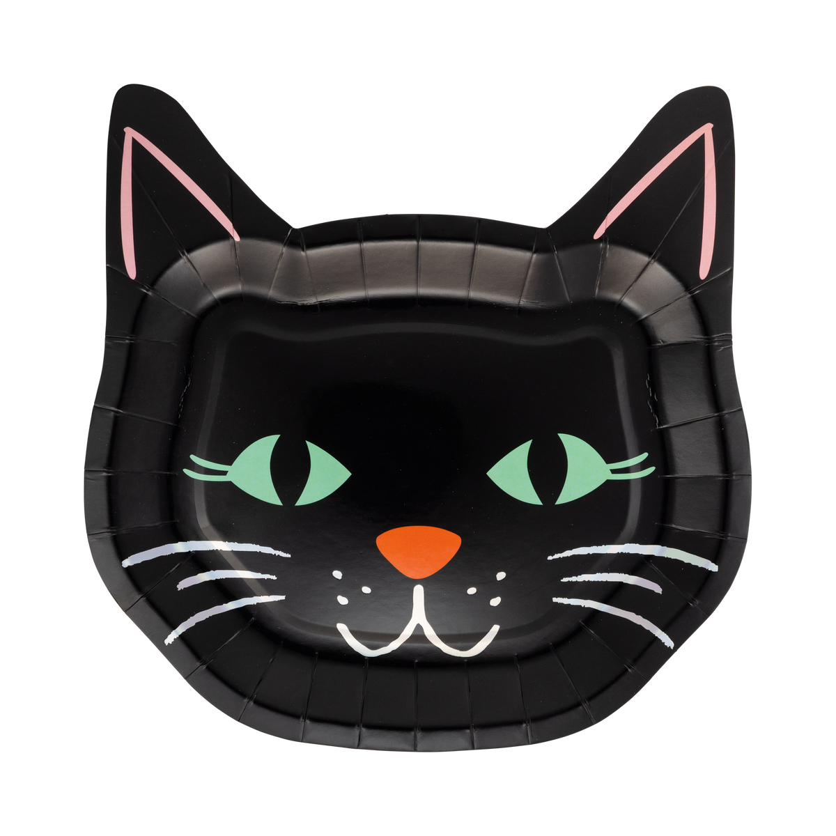 Spooky Cat Paper Plate - 9"