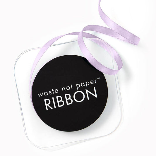 Plum Satin Ribbon 1/4" Width - Plastic Spool