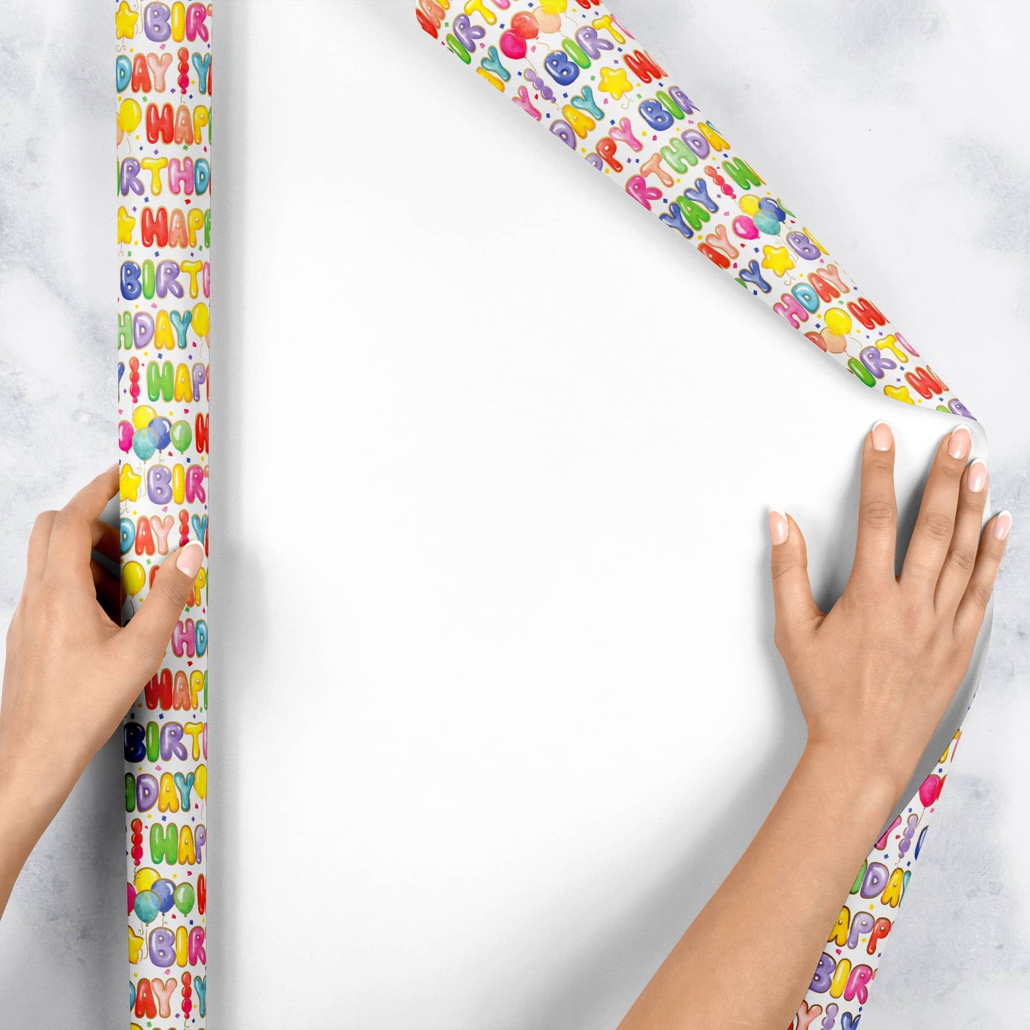 Balloon Letters - Gift Wrap Rolls