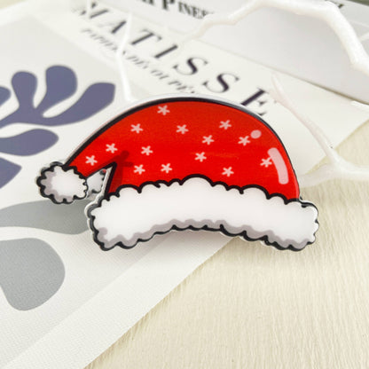 Christmas  Santa Hair Claw Clip,Christmas  tree Hair clip: B20-1-20