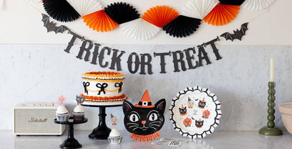 Trick or Treat Vintage Banner