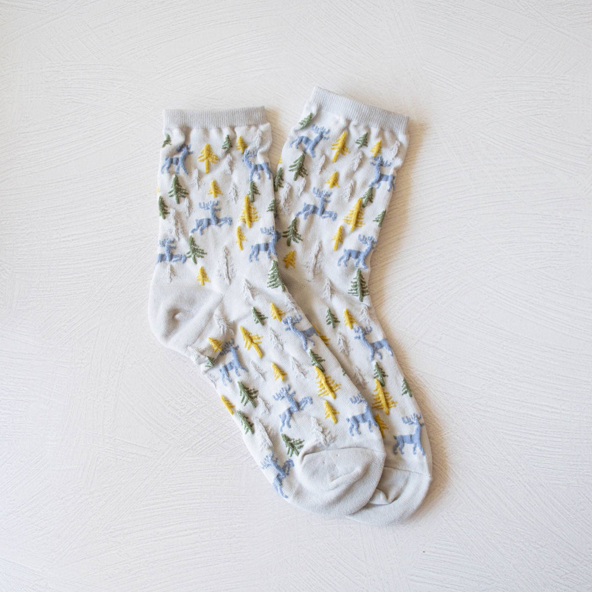 Christmas Casual Crew Socks for Holiday: Olive