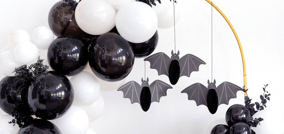 Bats Honeycomb Banner