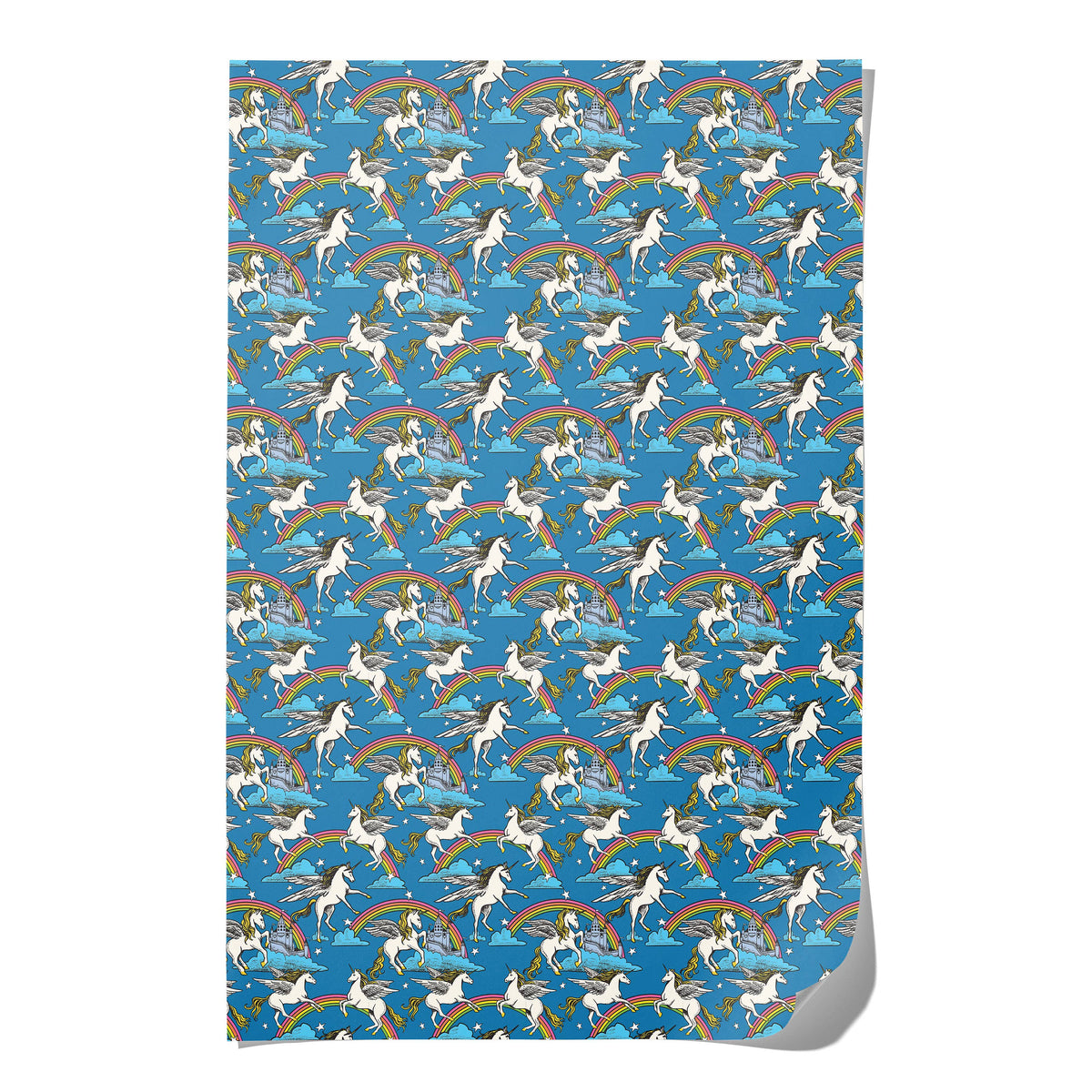 Unicorn Queen wrapping paper: Single