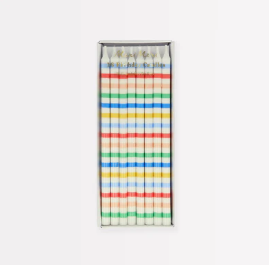 Multi Stripe Candles