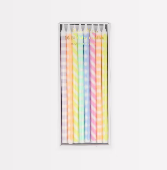 Pastel Patterned Candles