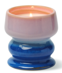 Teakwood Jasmine Ceramic Candle