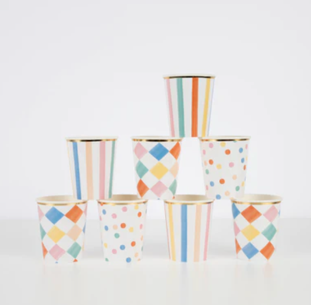 Colorful Pattern Cups