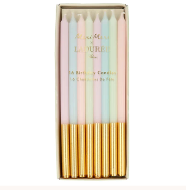 Ladurée Paris Gold Dipped Candles
