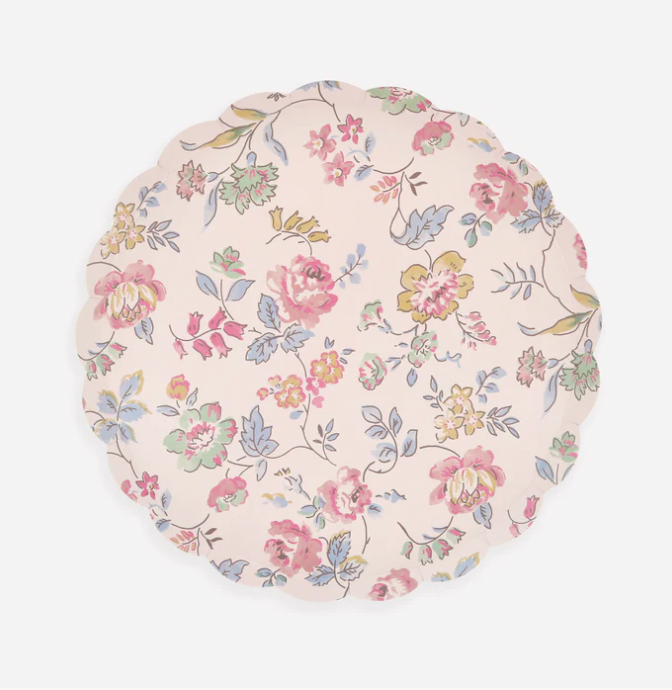 Pink Chintz Side Plates