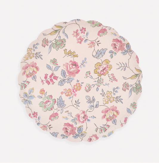 Pink Chintz Side Plates