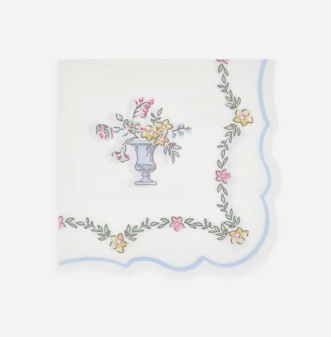 Chintz Border Napkins - Large