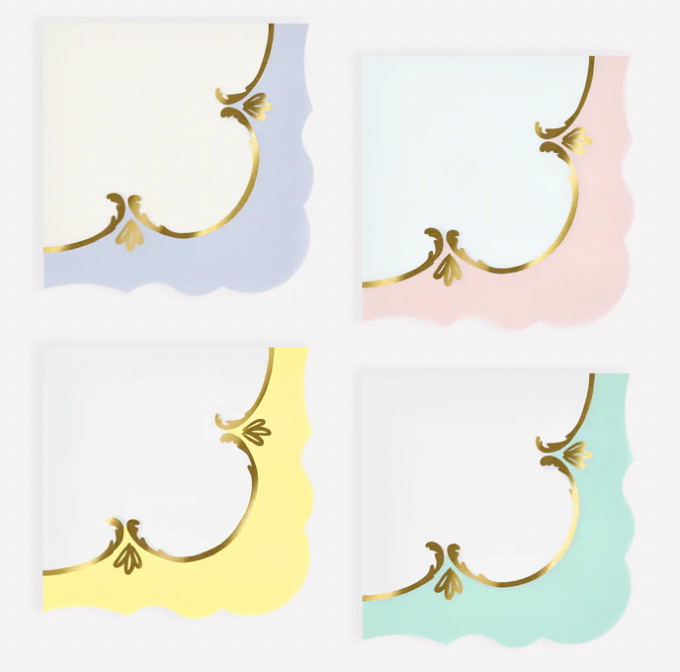 Rococo Pastel Napkins - Small