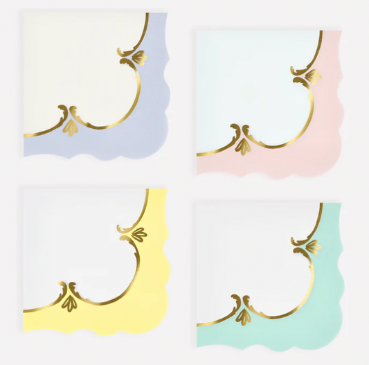 Rococo Pastel Napkins - Small