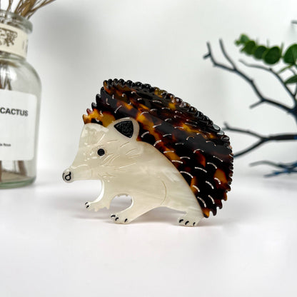 Spiky Hedgehog Acetate Hair Clip
