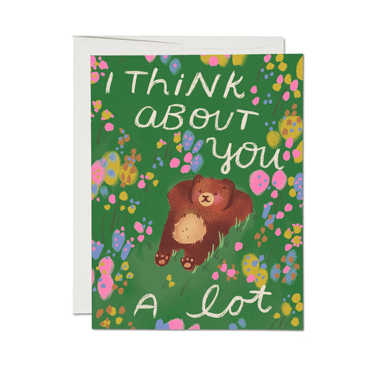 Daydreaming greeting card: Single