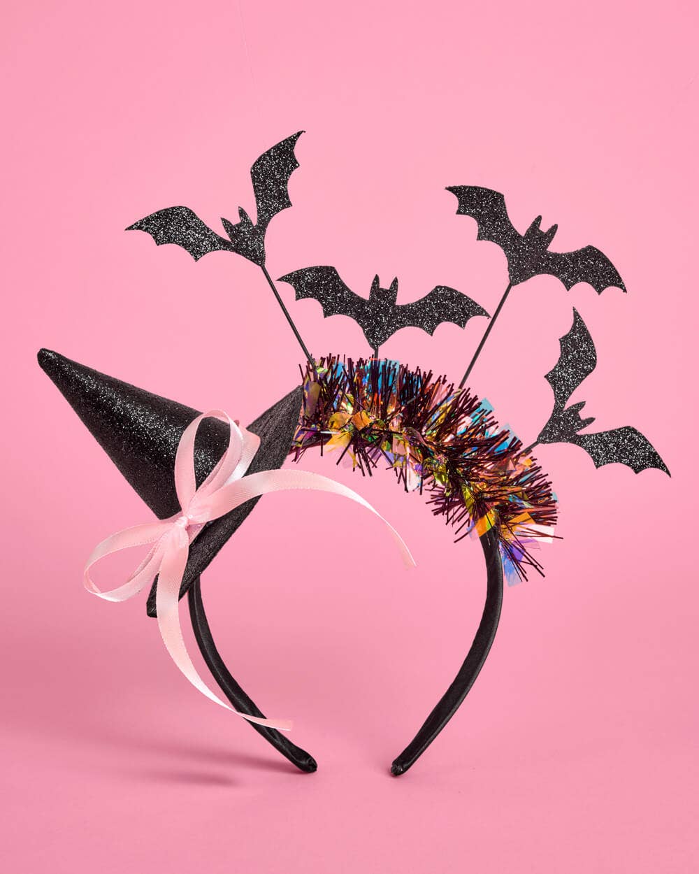 Witch Hat Headband | halloween, glitter, bats, costume
