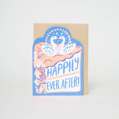 Wedding Congrats Die-cut Greeting Card by Hello!Lucky