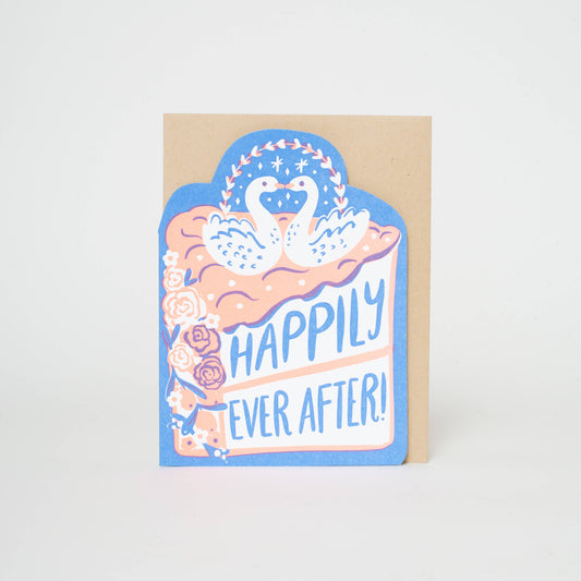 Wedding Congrats Die-cut Greeting Card by Hello!Lucky