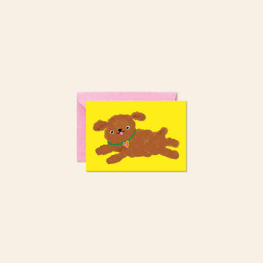 Toy Poodle – Cute Dog Mini Note Card
