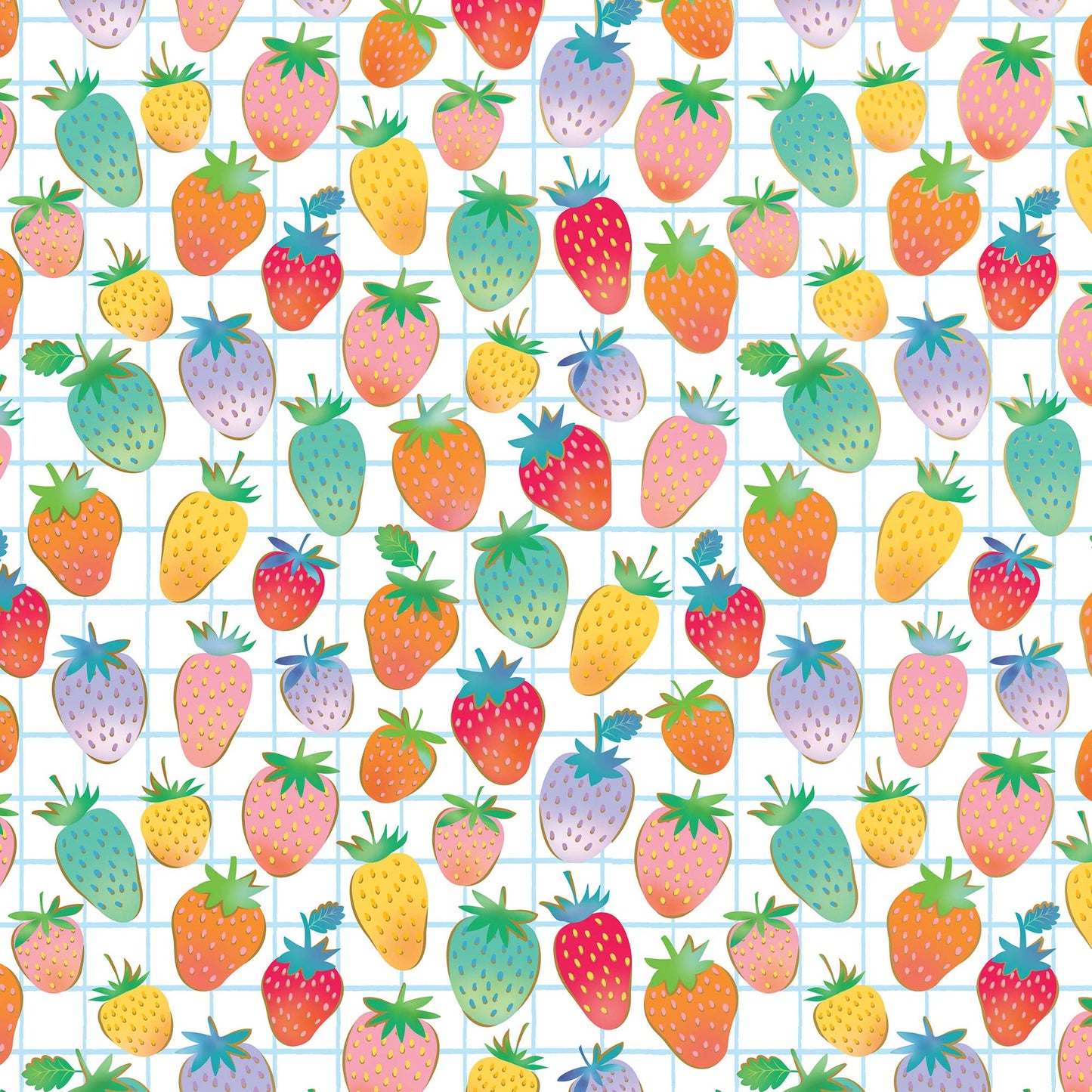 Sweet Strawberries - Gift Wrap Roll