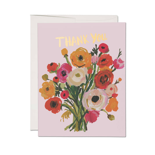 Ranunculus Bouquet greeting card