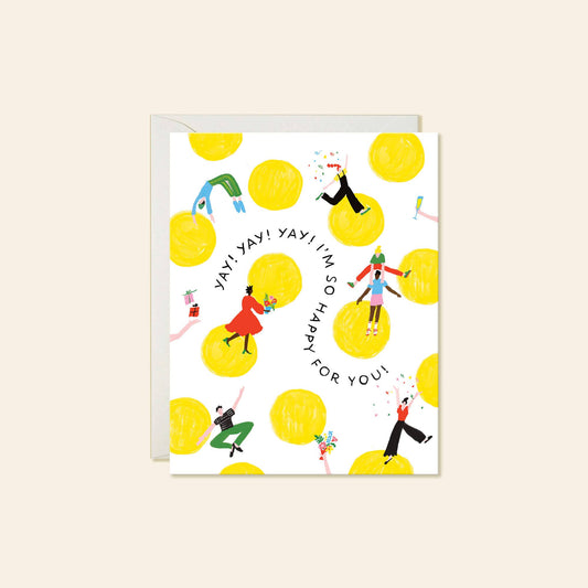 Polka Dot Dance – Congratulations Card | Celebration Card