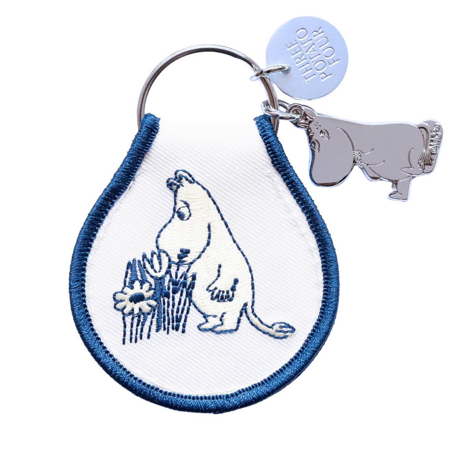 3P4 x Moomin® - Moomintroll Garden Patch Keychain + Charm