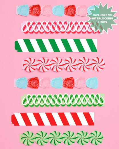 Xo, Fetti x ban.do Candy Paper Chain Garland | Christmas