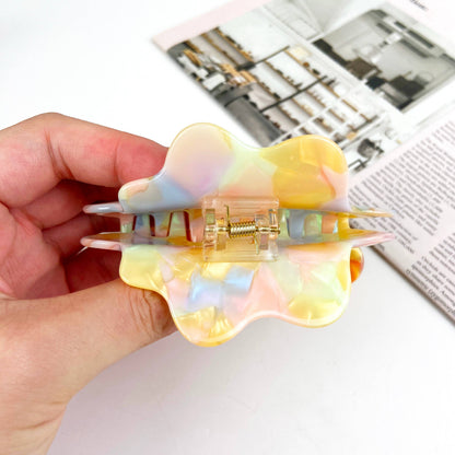 Acetate Colorful Claw Clip Cloud Hair Clips: B