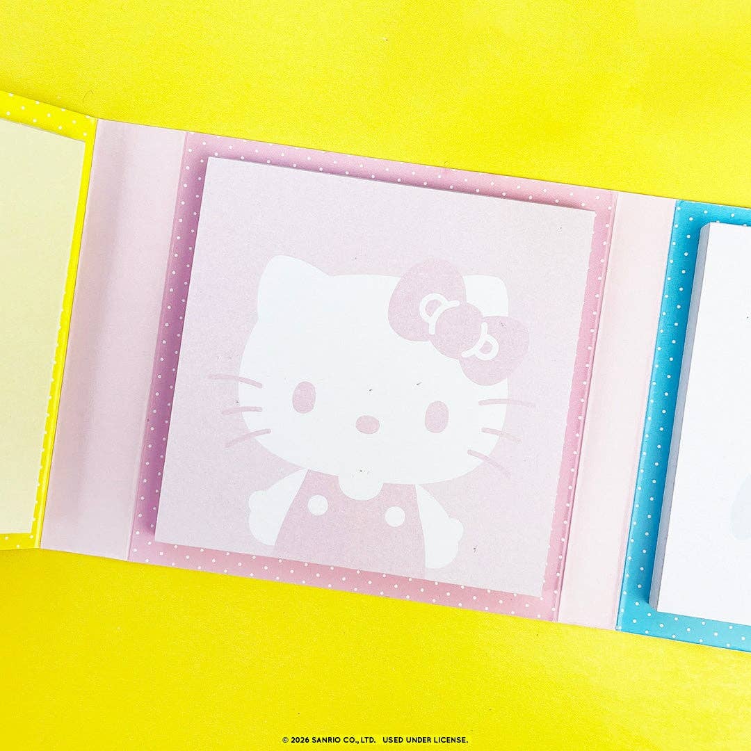 Hello Kitty and Friends Friends Forever Tri-fold Memo Pad