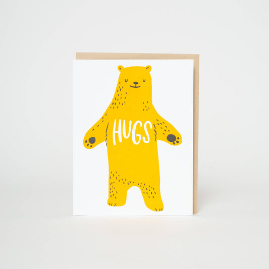 Sympathy Bear Hugs Greeting Card by Hello!Lucky