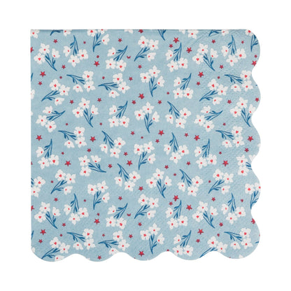 FLO1239 - Floral Cocktail Paper Napkin Set