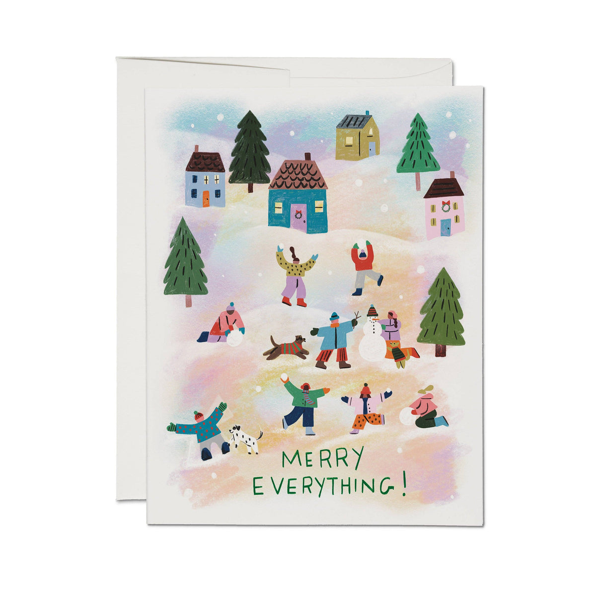 Merry Everything greeting card: Single