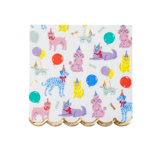 Puppy Dog Large Napkins (Set of 20)