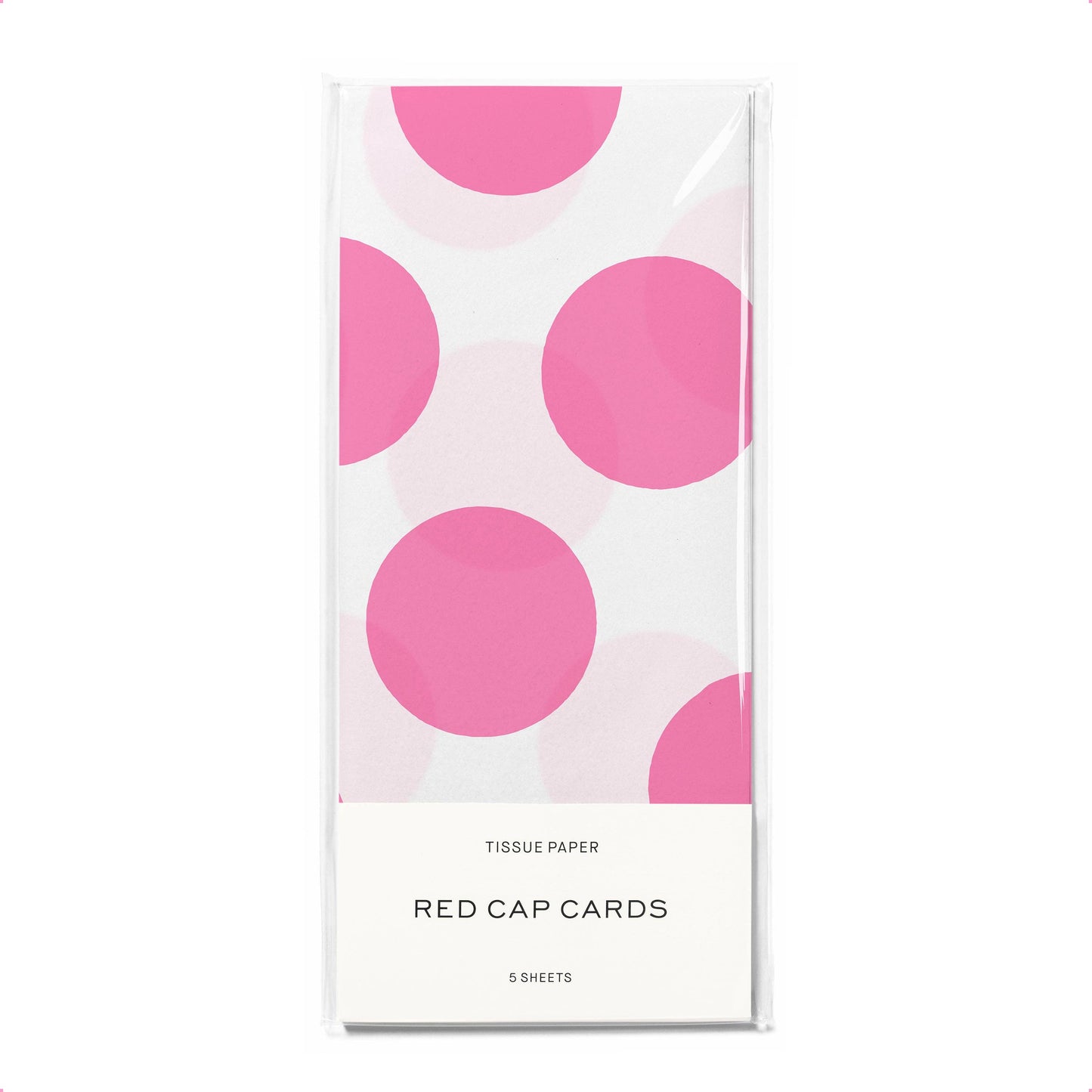 Pink Dots tissue paper - 5 Sheets